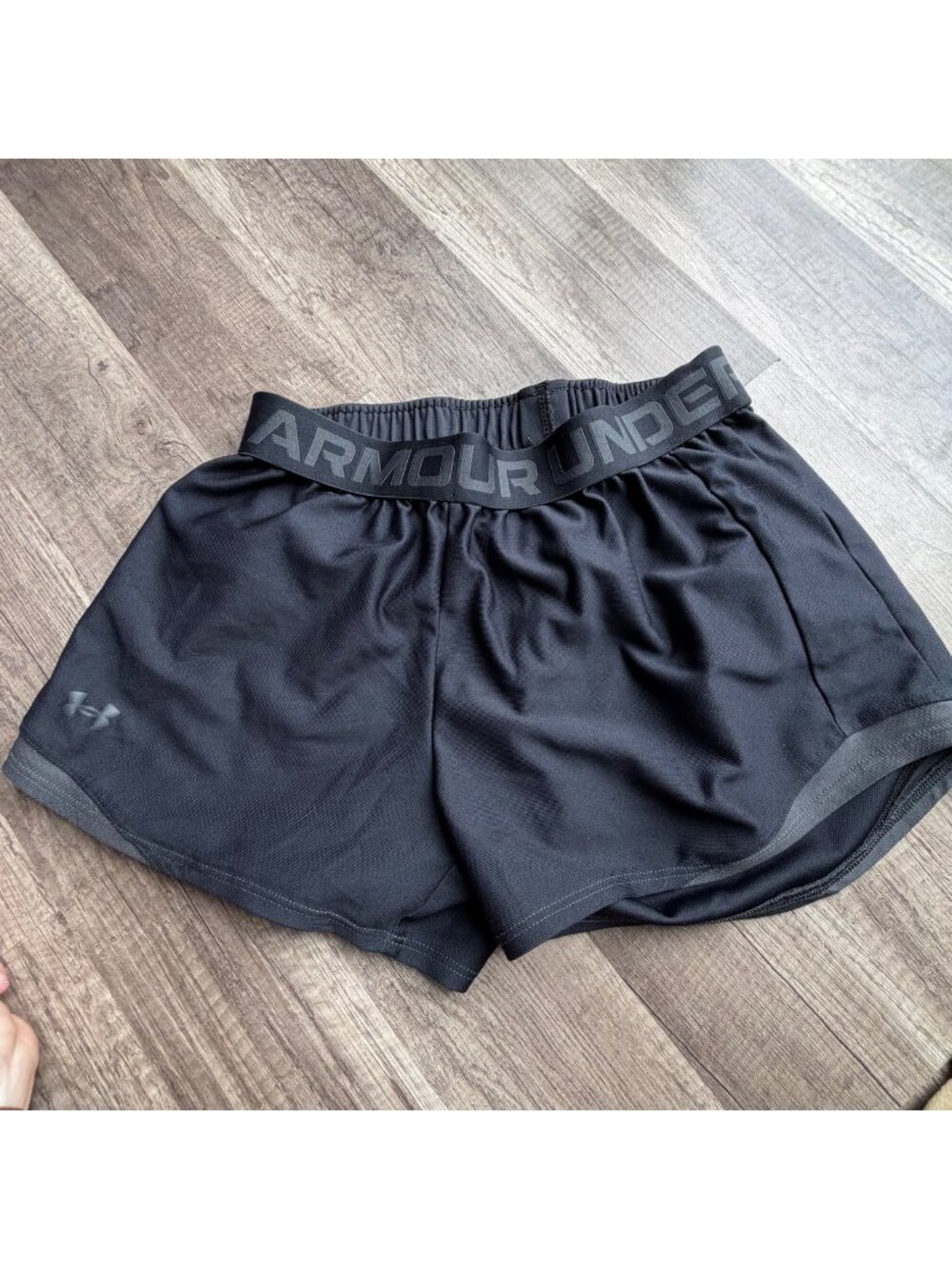 Under Armour Womens Black Loose-Fit Athletic Shorts XS